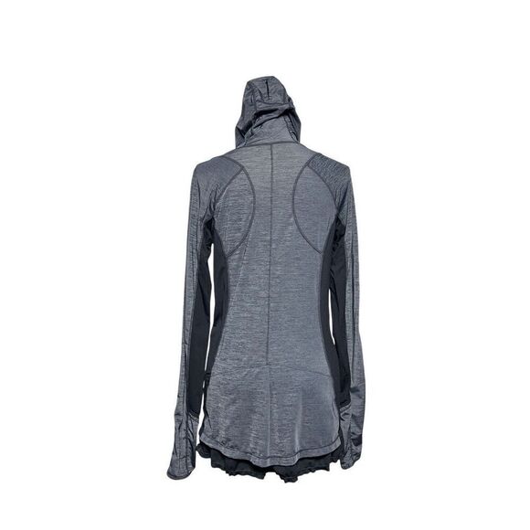 Lululemon Hooded Long Sleeve Pullover Drawstring Chest Graphite Size 8 - Picture 4 of 5